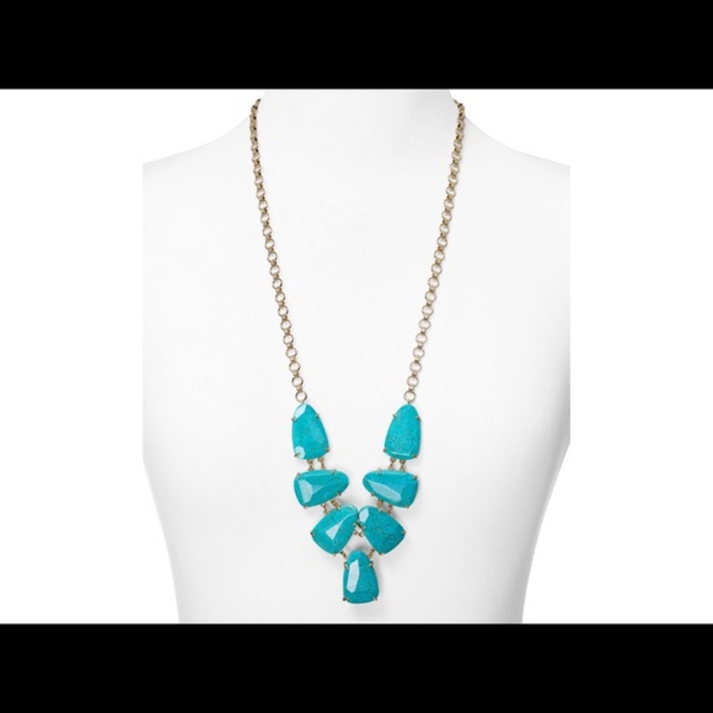 Kendra Scott Harlie Long Necklace Turquoise